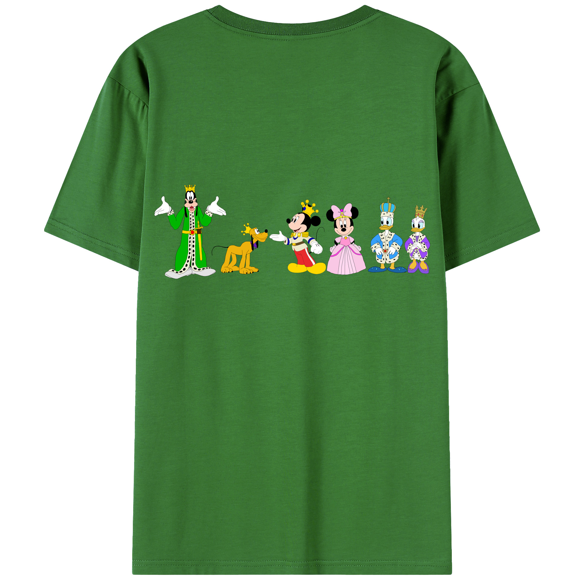 （画像用） ミッキーマウス Mickey Mouse レディース半袖Tシャツ(バックプリント)